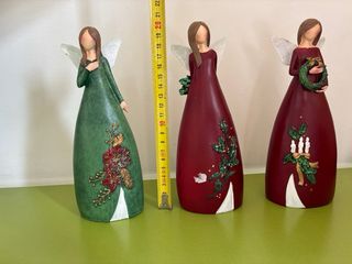 Set 3 Angioletti Natalizi Decorazioni