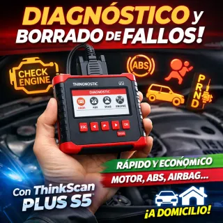 Diagnóstico y borrado de fallos coche