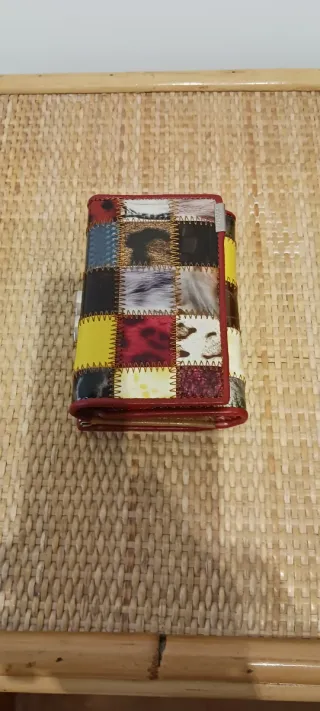 Cartera mujer patchwork multicolor
