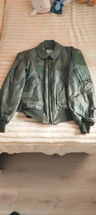 Chaqueta Aviador Verde Militar
