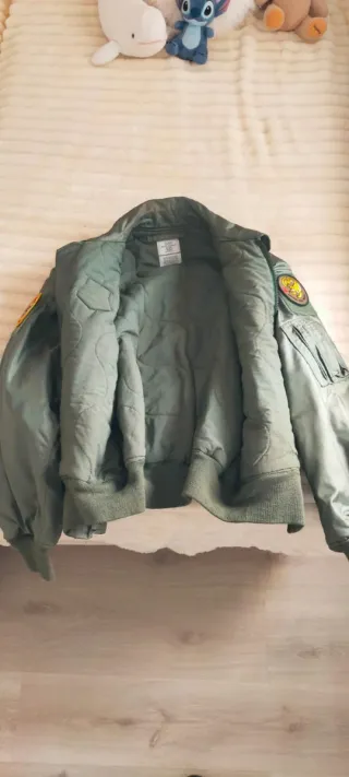 Chaqueta Aviador Verde Militar