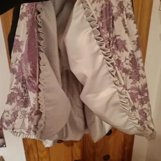 Falda Fallera Plata gris morada