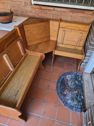 Banco Rinconera Cocina Madera