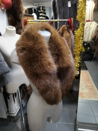 Collo in Volpe Marrone