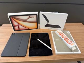 iPad Air Plata + Accesorios