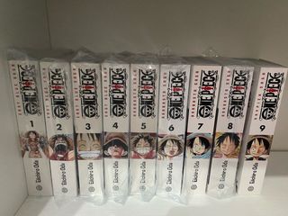 One piece manga 3 en 1 español del 1 al 9