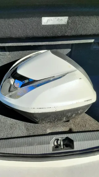 Baúl Moto Honda Blanco Original