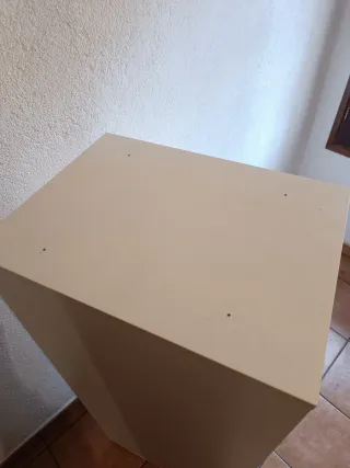 Cómoda alta Alex Ikea blanca