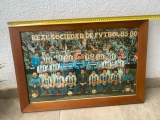 Cuadro Real Sociedad Fútbol 85-86