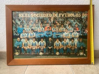 Cuadro Real Sociedad Fútbol 85-86