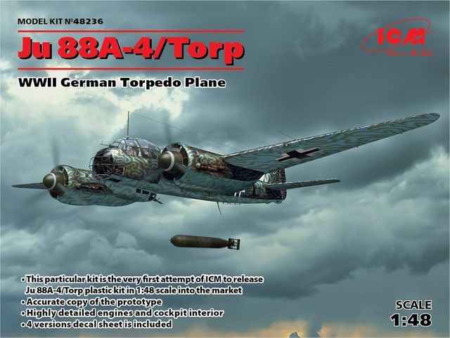 Modello ICM Ju 88A-4/Torp 1:48