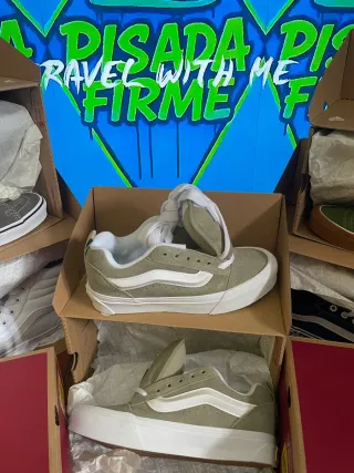 Zapatillas Vans Verdes y Blancas