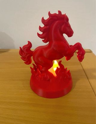 Vela LED Cavalo de Fogo 2026