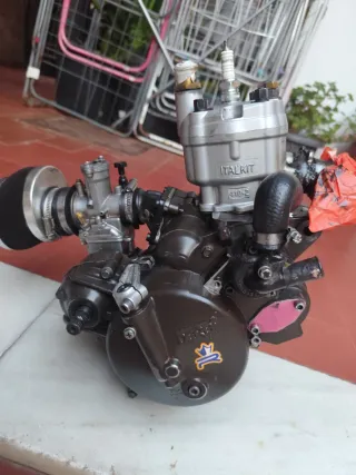 Motor SMR con carburador y filtro