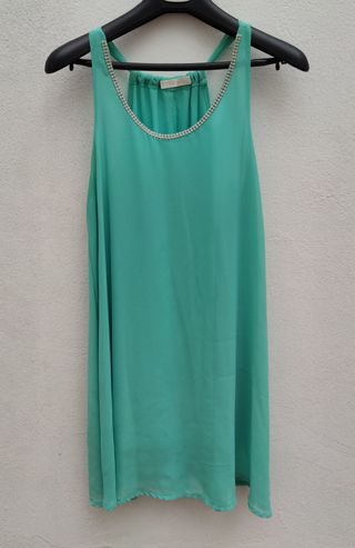 Vestido COCO verde esmeralda