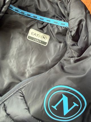 Chaqueta EA7 Napoli Negra Talla L