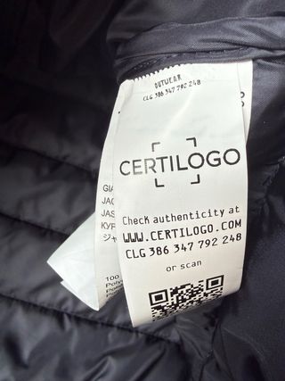 Chaqueta EA7 Napoli Negra Talla L