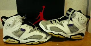 Zapatillas Jordan Talla 42 Blancas y Grises