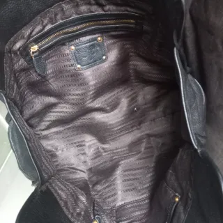 Bolso Prada Negro Piel