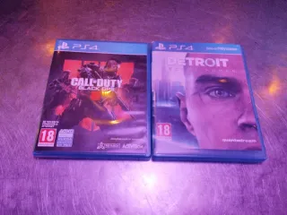 PS4 Pro 1TB Firmware 9.51 + 2 Mandos + 2 juegos