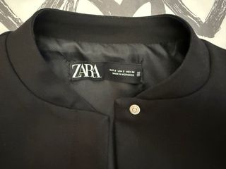 Chaqueta Zara Negra Bomber