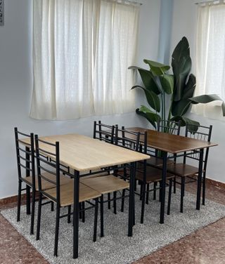 Mesa cocina moderna con 4 sillas