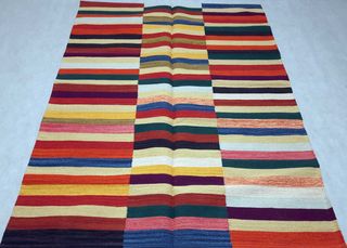 Tappeto Kilim Farah Nuovo Originale Cotone 230x160