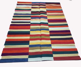 Tappeto Kilim Farah Nuovo Originale Cotone 230x160