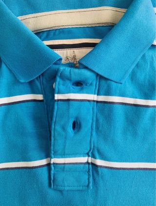 Polo uomo righe bianche vintage