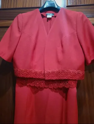 Vestido rojo de fiesta