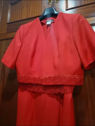 Vestido rojo de fiesta