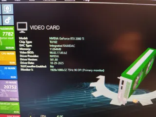 ASUS 2080 Ti 11GB Scheda Video