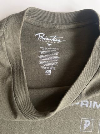 Camiseta Primitive Verde Talla XL