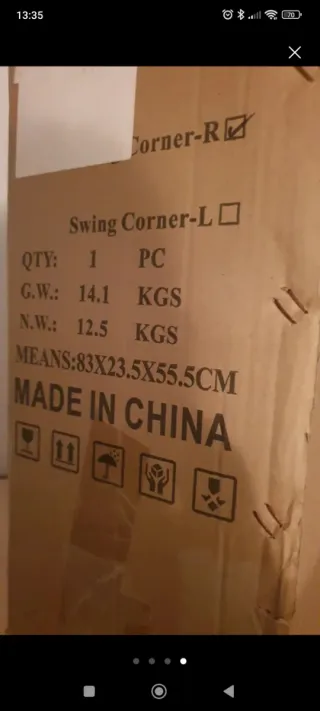 Organizador de esquina Vadania