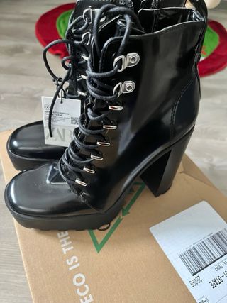 Botines negros mujer talla 36