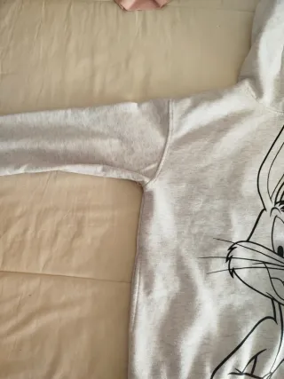 Sudadera Bugs Bunny gris.