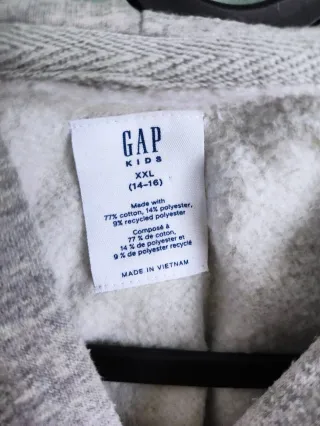 Sudadera GAP gris talla XS