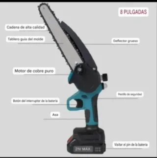 Motosierra y Tijeras Eléctricas Batería Recargable