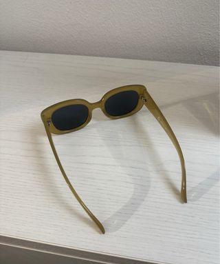 Occhiali da sole Y2K verde oliva