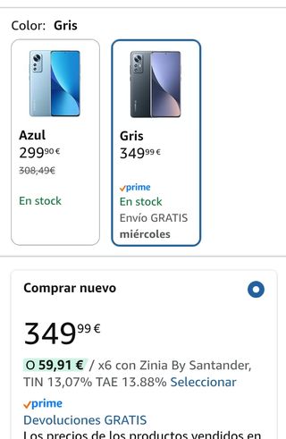 Xiaomi 12 5G 128GB Como Nuevo