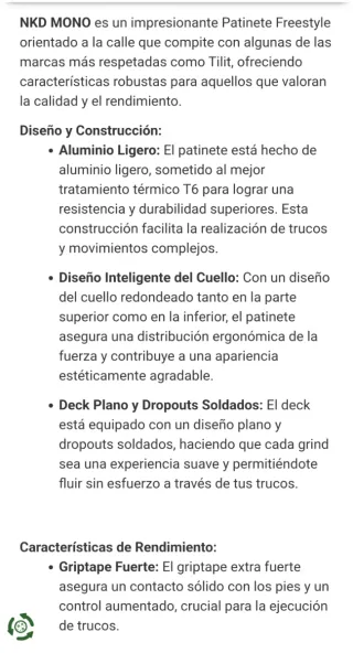 Monopattino NKD Professional Street Freestyle