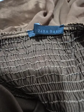 Vestido de fiesta marrón