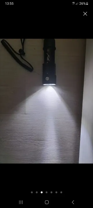 Linterna pesca submarina con asa