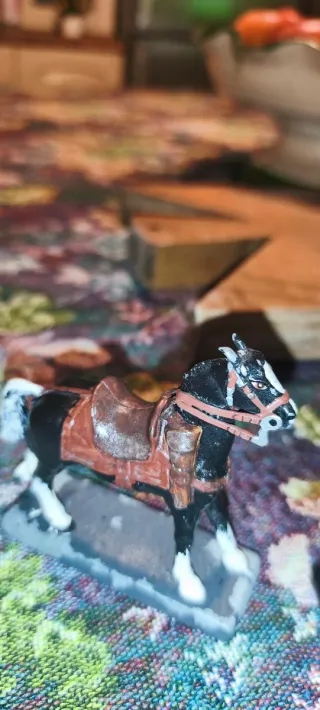 Miniatura Cavallo Di Metallo Gustavus Adolphus Lig