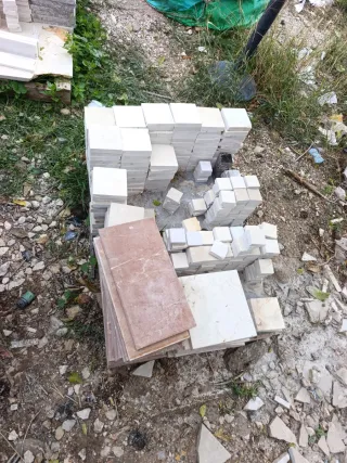 Tacos de mármol 15x15x2