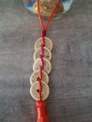 Figura Zucca della Fortuna con Foglie d'Oro