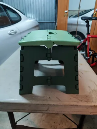 Taburete Plegable Verde 1 Nivel