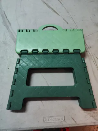 Taburete Plegable Verde 1 Nivel