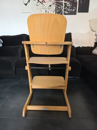 Trona de madera para bebé Geuther