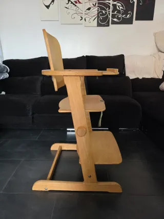 Trona de madera para bebé Geuther